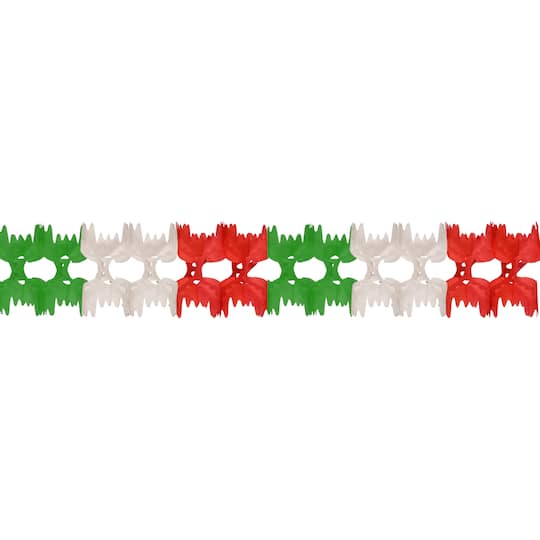 Beistle 14.5ft. Red, White & Green Pageant Garlands, 2ct.